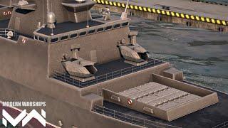 Modern Warships: OP Cannon when equipped in IT CAIO DUILIO.