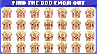 find odd emoji | spot the odd one out | emoji tube puzzle