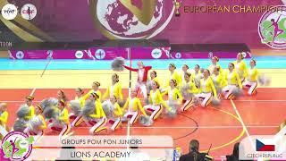 MWF/  EUROPEAN CHAMPION 2023.  GROUP POM PON JUNIORS/ LIONS- CZ