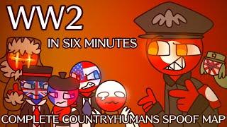 WW2 IN 6 MINUTES | COMPLETE COUNTRYHUMANS SPOOF MAP