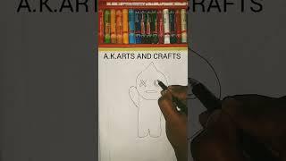 Easy Drawing #YouTubeshorts# shorts #drawing #a.k arts and crafts