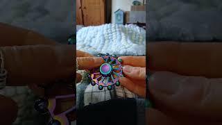 Double and wheel metal fidget spinners