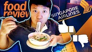 Singapore Airlines BUSINESS CLASS Food Review! San Francisco to Singapore 17 HOUR Flight