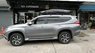 ที่วางของบนหลังคารถ KETSU RoofBox L ใส่ Pajero sport ปาเจโร่ กล่องใส่ของบนหลังคารถ กล่องหลังคารถ