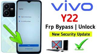 VIVO Y22 FRP BYPASS | GOOGLE ACCOUNT BYPASS | ANDROID 13 (Without PC) 2024