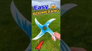 How to make best cardboard boomerang , how to make boomerang