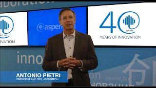 40 Years of Innovation – A Message from AspenTech CEO, Antonio Pietri