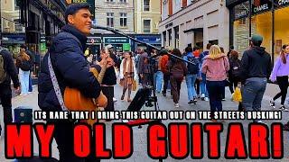 Busking 'High & Dry' - Radiohead Acoustic Cover in the DUBLIN CITY STREETS!