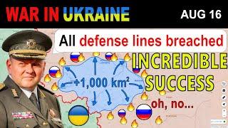 16 Aug: Unprecedented Victory: Ukrainians TAKE 1,000 km² & 2,000 POWs | War in Ukraine Explained