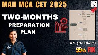 2-Months Preparation Plan II Mah Mca Cet 2025