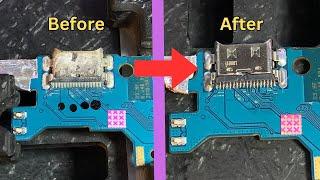 C Type Charging Connector Replacement #mobilerepair #electronics