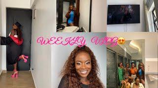 VLOG: Grad Girls Worldwide New Home Updates, Girls Night Out