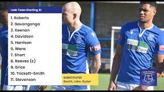 Leek Town vs 1874 Northwich - Official Highlights - Sat, 19 March 2022