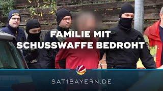 SEK-Einsatz in Schwabach: Mann bedroht seine Familie mit Schusswaffe