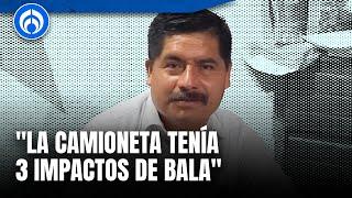 Alcalde de Chilón sobrevive a atentado: "escuché los disparos y me agaché"