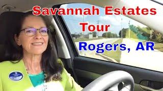 Savannah Estates Neighborhood Tour | Moving To NW Arkansas | Rogers Arkansas