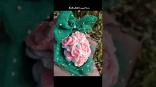 DIY Crochet flower bouquet #shorts #video #giftcraftideas #craft #crochet @CraftyNandani7