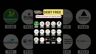 Debt Free Penny Stocks To Track Now  | Multibagger Stocks | Best Stocks #stockmarket