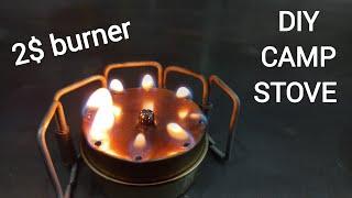 Diy burner stove - how to make alcohol camping burner