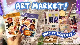 TABLE WITH ME!  merch prep, was it worth it?  artist alley vlog