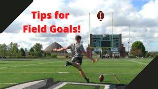 Top tips for kicking field goals! (Kick higher and farther!)