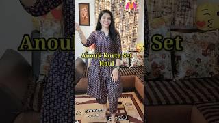 Anouk Kurta Set Haul #shorts#youtubeshorts#shortsfeed#kurtaset#myntrakurtaset#anouk#arvagondaliya