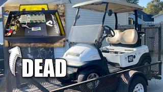 Owner gave up on this Club Car because the Lithium Battery Wouldnt Charge | Will It Run