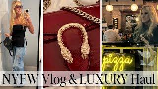 NYFW Vlog | GUCCI | ZARA | Versace | Anine Bing & NEW Lipsticks