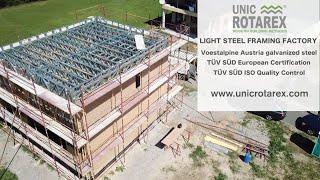 Steel house by Light Steel Framing Factory Unic Rotarex®