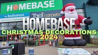 Homebase Christmas Decorations 2024 Tour - Christmas Trees Ornaments & Lights [4K]