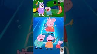 Peppa pig animation tiles Hop EDM RUSH GAME #ytshorts #peppapig #tileshop