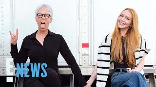 'Freaky Friday 2' Stars Lindsay Lohan & Jamie Lee Curtis Pose for Behind the Scenes Photo | E! News