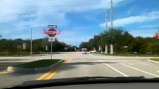 Drive from Cielo to Rodger Dean Stadium and back to Cielo via Central Blvd and Donald Ross
