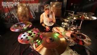 Robin Guy gives Rhythm Magazine a tour of his Natal and Sabian set-up