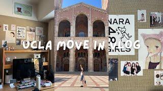 ucla move in vlog  (+ mini room tour)