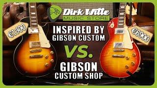 BURST SHOOTOUT! Epiphone Inspired By Gibson Custom VS Gibson Custom Shop 1959 Les Paul Standard