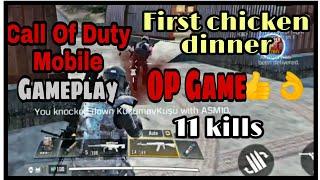 Call of duty gameplay | first chicken dinner | #COD #callofdutymobile | Axomiya Gamer