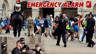 EMERGENCY Alarm  HORRIBLE THING HAPPENED TODAY at Horse Guards