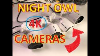 Night Owl 8-Channel 4K 2TB DVR Security Camera System with 4 Spotlight Wired Cameras unboxing