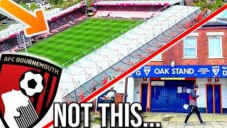 Exploring Premier League's SMALLEST STADIUM ️ BOURNEMOUTH Vitality Stadium Tour ️