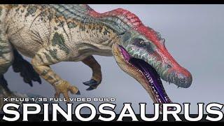 1/35 X-PLUS SPINOSAURUS FULL VIDEO BUILD /JURASSIC PARK