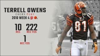 Historic Performances | Terrell Owens Week 4 Replay: 222 Yards and 1 TD in 2010 @ Cleveland Browns