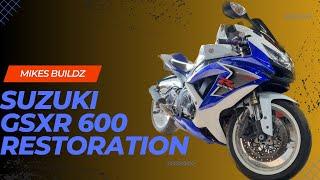 Restoring An Abandoned Suzuki GSXR 600 (LOTS OF NEW PARTS)