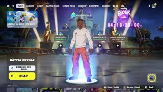 Playing Fortnite w/ Michael Juice Wrld Skin