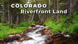 Riverfront Land for Sale in COLORADO Mountains • 3 Acres • LANDIO