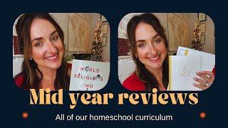 MID YEAR HOMESCHOOL CURRICULUM UPDATE + REVIEW||EVERYTHING I AM USING FOR MY 4 KIDS