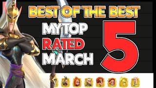 BEST OF THE BEST!! Top 5 Marches in Call of Dragons SEASON 1!! - #callofdragons