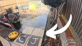 INSANELY Filthy Patio | DIRTY TO CLEAN Satisfying Pressure Washing