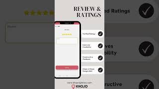 Khojo Right Now Smart AI Profile Review and Ratings Feature