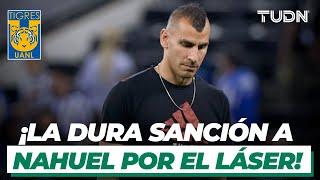 ¡NAHUEL GUZMÁN RECIBIÓ DURO CASTIGO POR EL LASER EN EL CLÁSICO REGIO! | TUDN